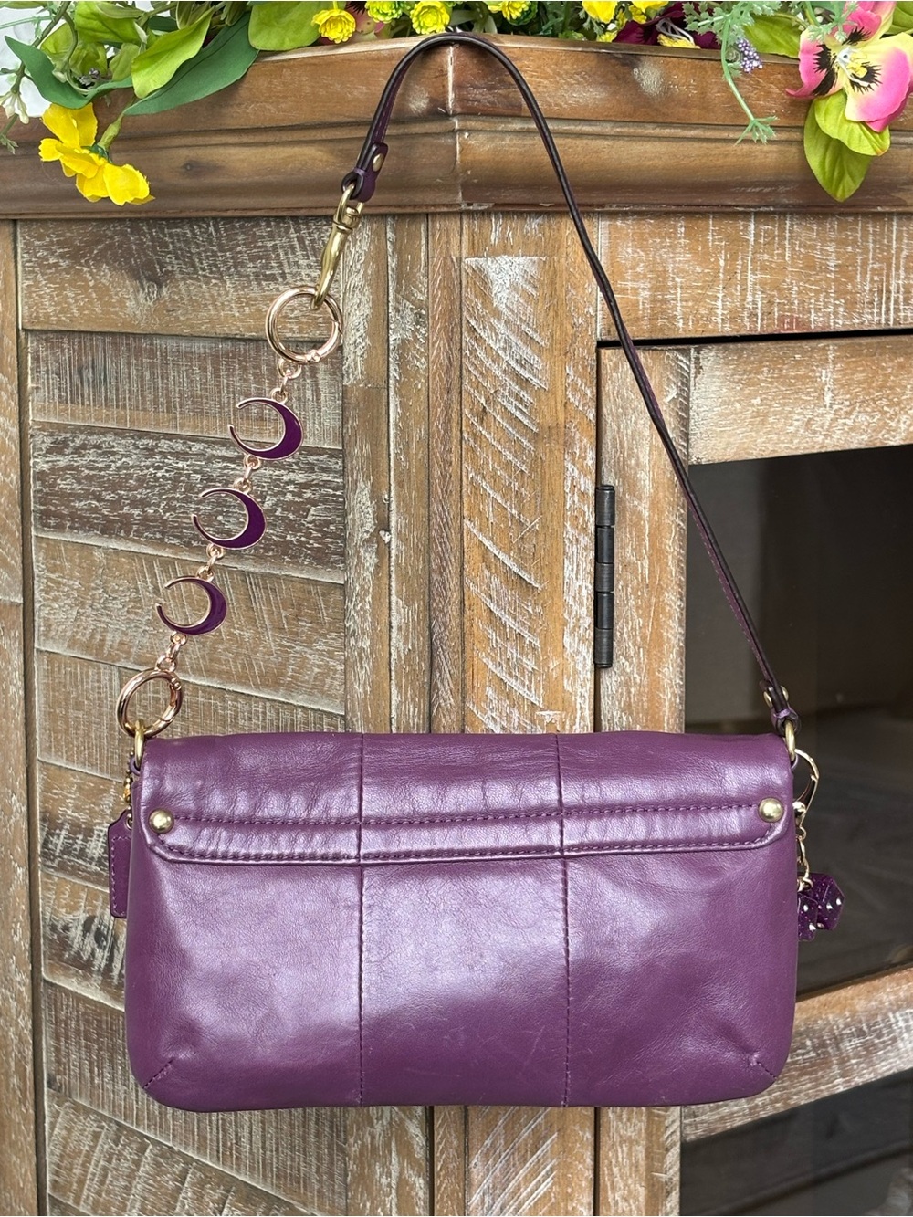 💜🎲Y2k COACH Kristin Large Wristlet Mini Bag🎲💜 - Picture 5 of 9